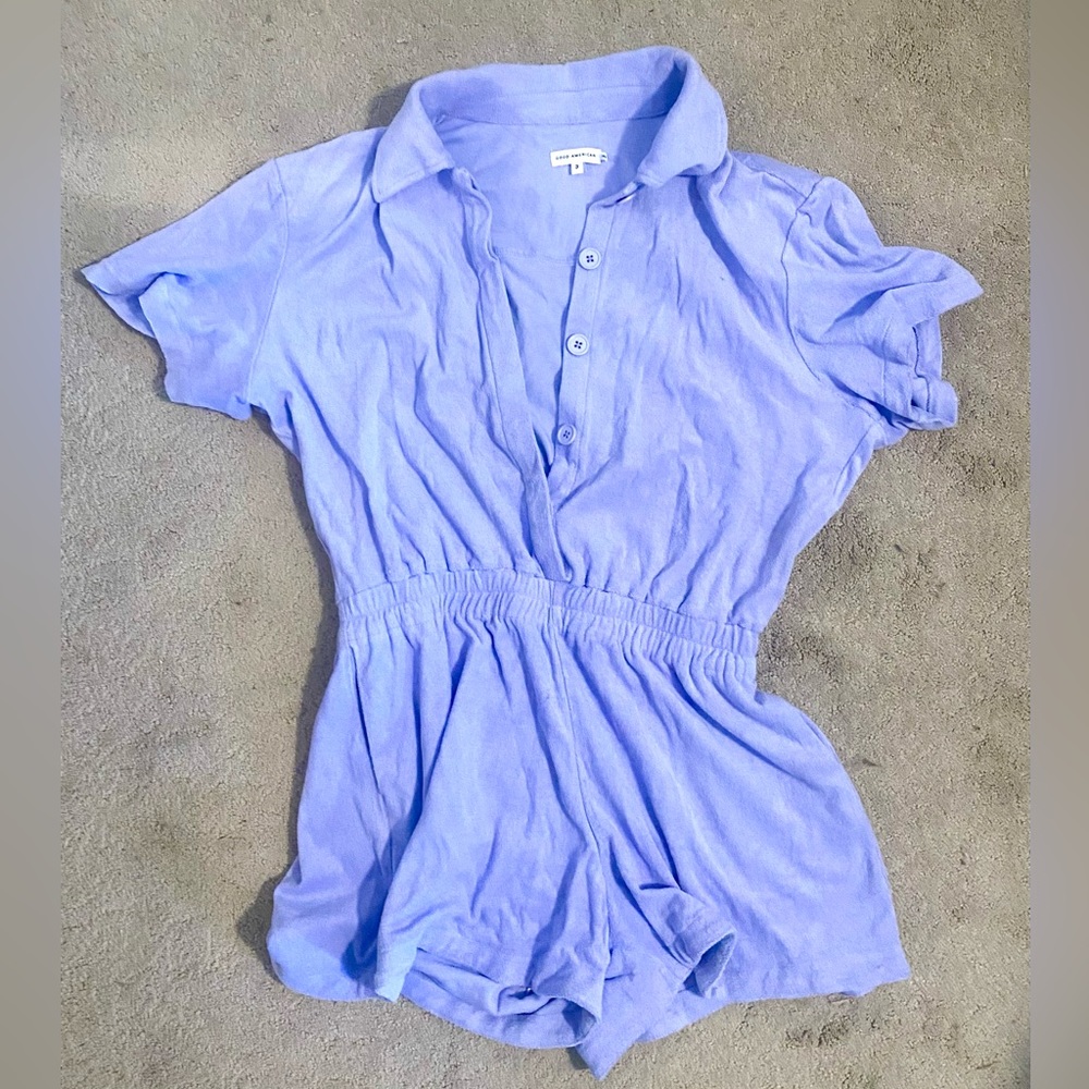 Good American. Terry beach cover. Lilac. Size 3 (L)